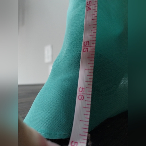 NWT Princess Collection Aqua Marine Beaded Spaghetti Strap Gown Size 6 - Picture 16 of 16